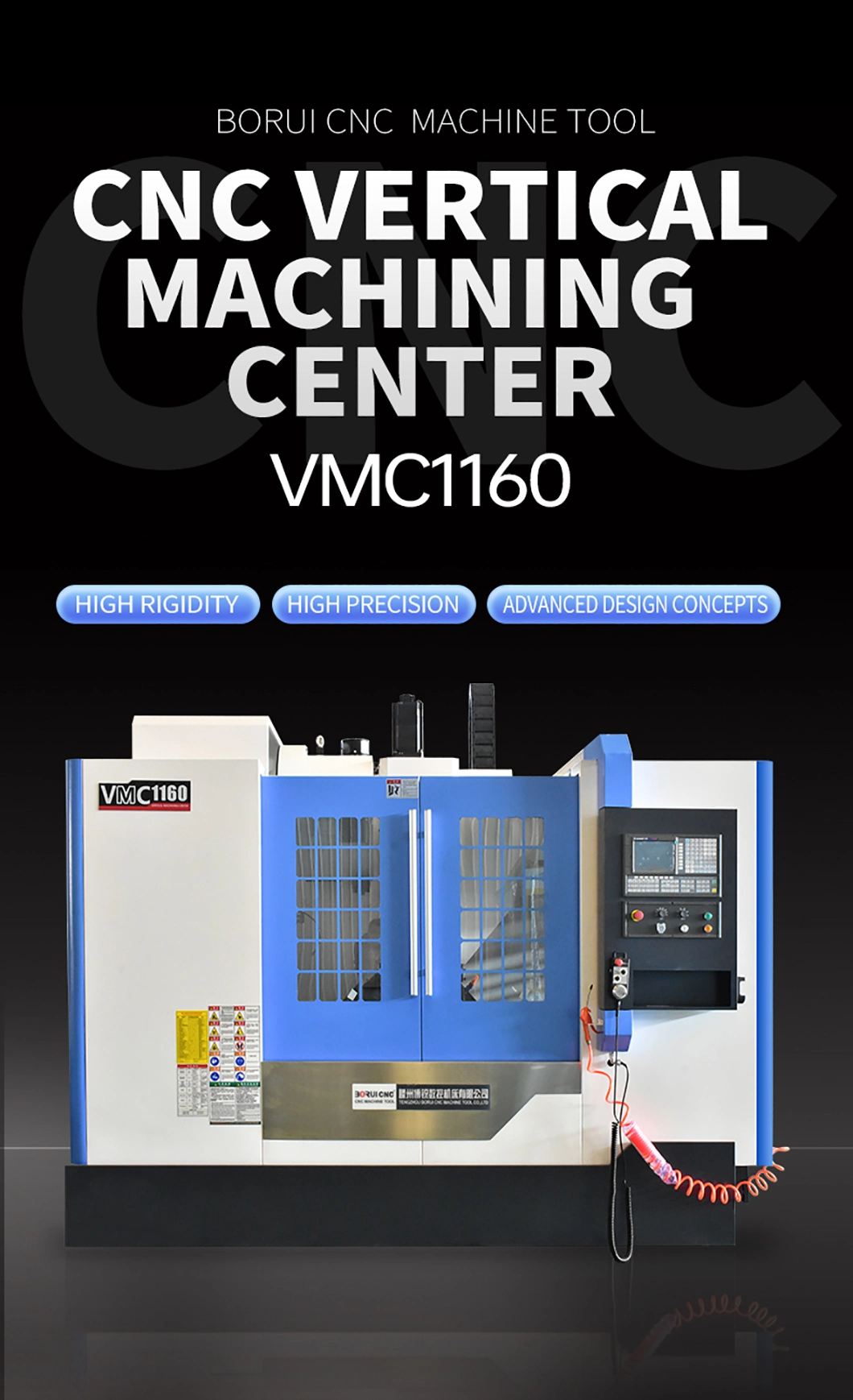5 Axis Machine Center Vmc1160 Vertical CNC Milling Machine