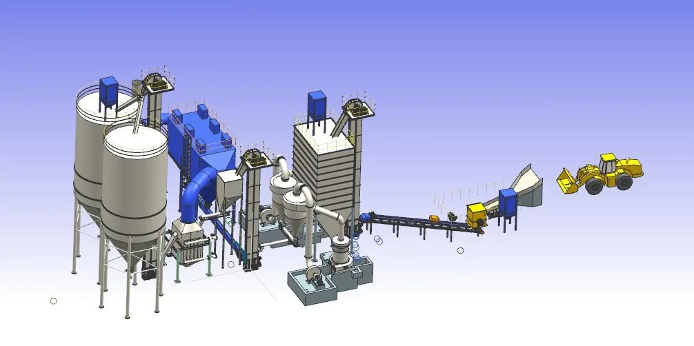 Gypsum Powder Making Machine Production Line