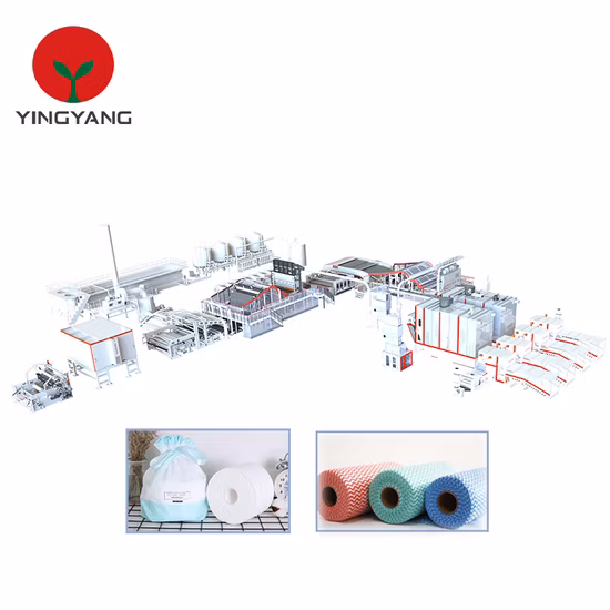 Yingyang Spunlaced Nonwoven Production Line Wet Wipes/ Wet Tissue/Filtration Nonwoven Machine for Spun Lace Nonwoven Fabric Production
