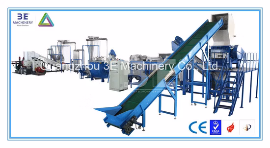 Plastic Shredder Granulator Pet Bottle Film Recycling Line Packing Plastic Film PP LDPE HDPE Plastic Recycling Machine