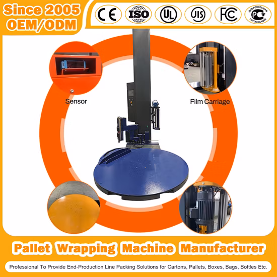 Integrated Fully Automatic Pallet Stretch Wrapping Machine